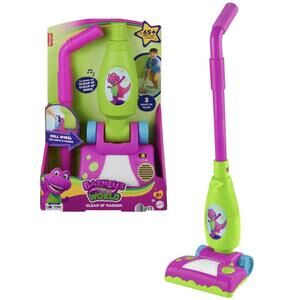 Barney’s World Toddler Toy Clean Up Vacuum Electronic Push Along, Lights